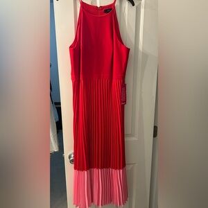Aidan Mattox Vibrant Red Dress
